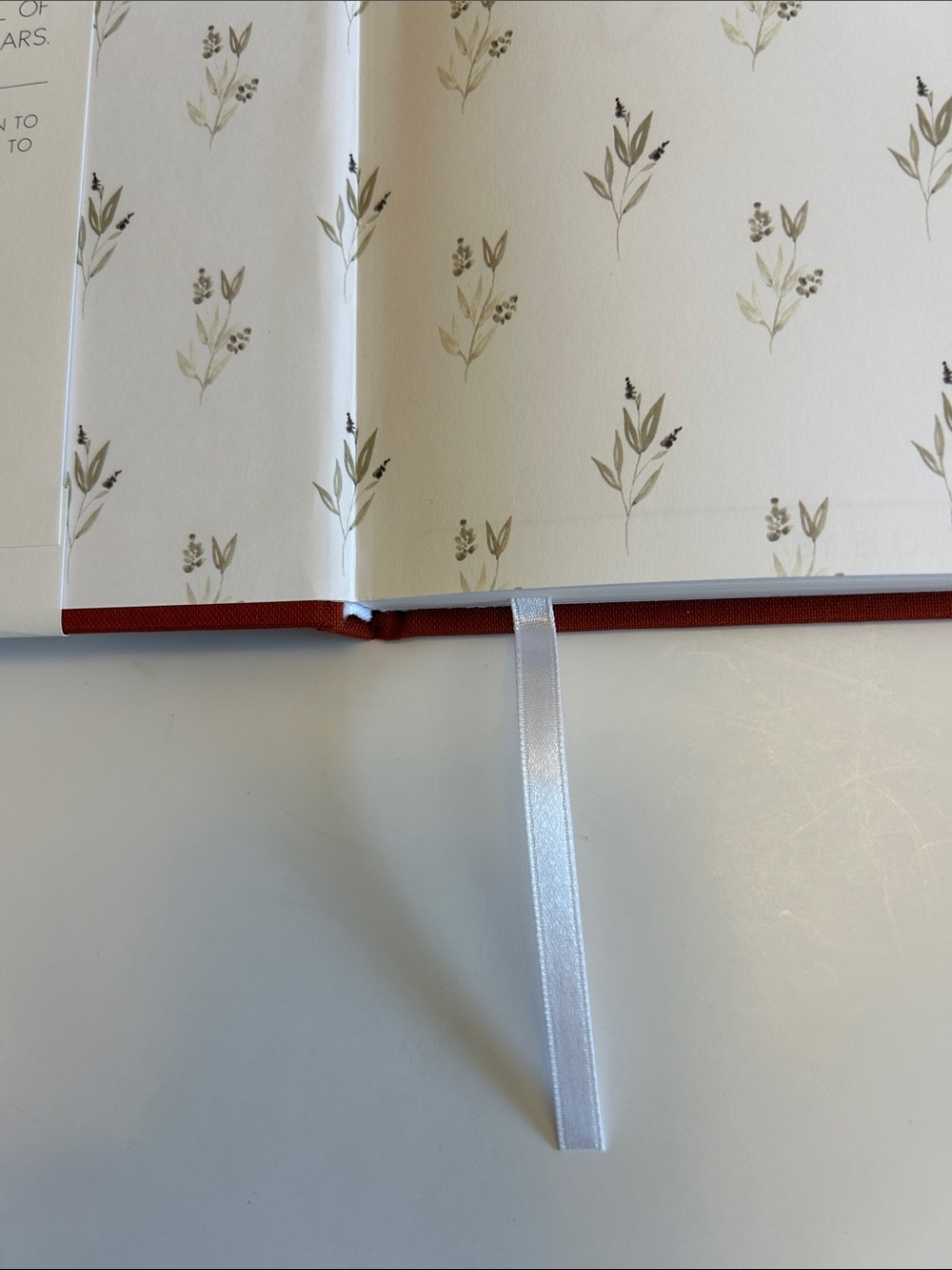 Baby Keepsake Memory Book - Rust Red - Picture 6 of 16